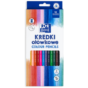 Kredki ołówkowe Oxford Regular, 12kol